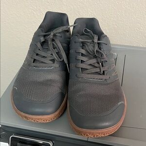 Men's Charcoal Sneakers with Brown Sole